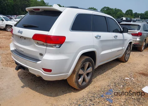 2016 Jeep Grand Cherokee Overland z USA, uszkodzony, nr VIN 1C4RJECGXGC423753